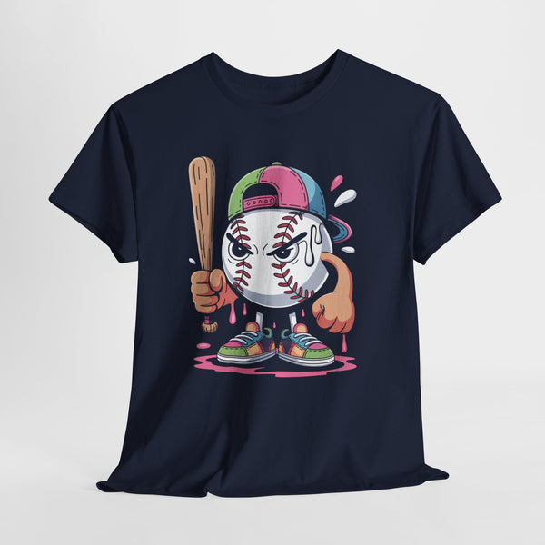 Angry Delicious Dessert Baseball Fun Sports Shirt