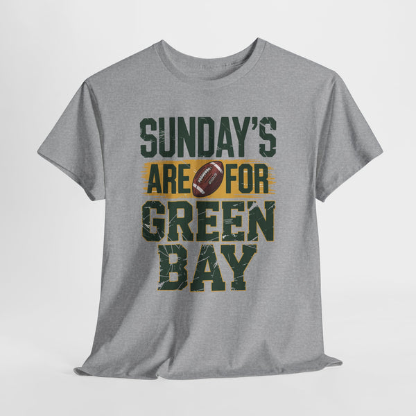 Sunday's Are For Green Bay Football Mascot Football T-shirt