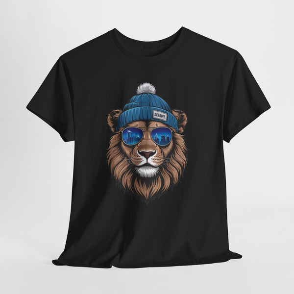 Detroit Football Mascot Football T-shirt