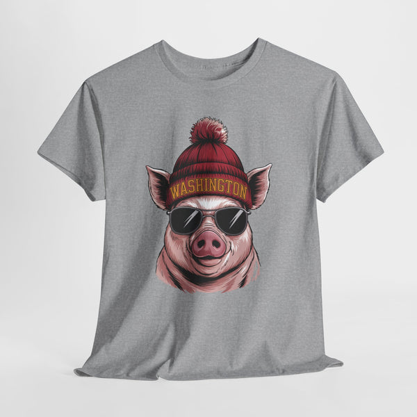 Washington Football Mascot Football T-shirt